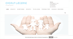 Desktop Screenshot of emdrup-laegerne.dk